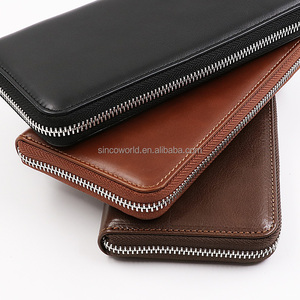 2025 portefeuille <span class=keywords><strong>porte</strong></span>-cartes en cuir Vintage de luxe pour hommes et femmes longue longueur 'Find My Wallet' nouveau produit - Product Image 3