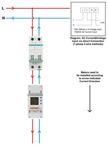 Compteur d'énergie IOT monophasé prépayé avec GSM 4G sans fil, compteur solaire intelligent hors réseau à distance WIFI - Product Image 4