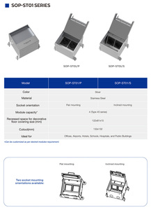 SINOAMIGO - Caja de Conexión a Tierra para Suelo, Diseño Impermeable, Color Plateado, Personalizable - Product Image 5