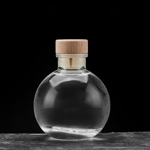 Pequeño Mini Ronda 100mL Vidrio <span class=keywords><strong>Alcohol</strong></span> Botellas <span class=keywords><strong>de</strong></span> vino Espíritu vacío Vodka <span class=keywords><strong>Alcohol</strong></span> Licor Botella <span class=keywords><strong>de</strong></span> copa <span class=keywords><strong>de</strong></span> vino con tapón <span class=keywords><strong>de</strong></span> vidrio - Product Image 3