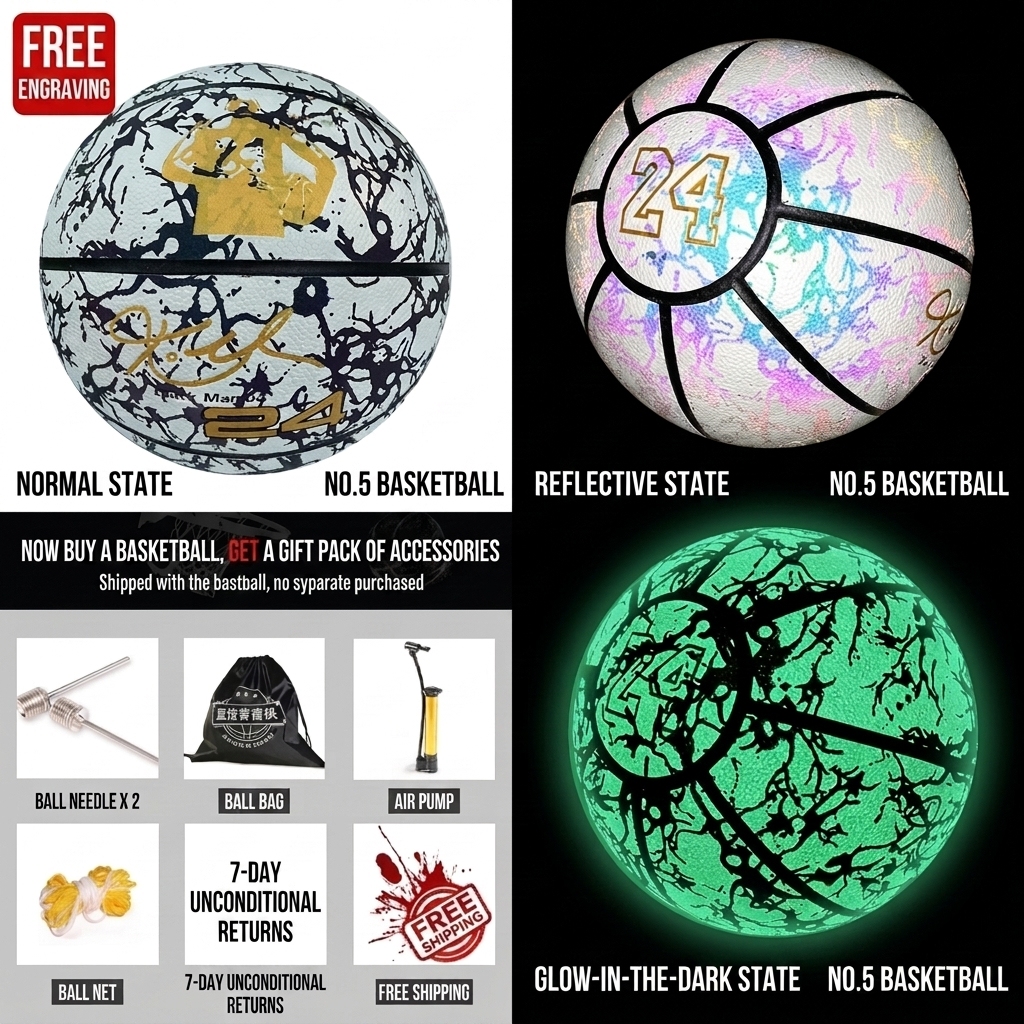 Mamba white reflective luminous-no 5