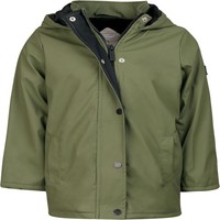 Veste de pluie doublée en peluche Hunter Boys, imperméable, à capuche, pour enfants, tout-petits et grands garçons, vêtements d'extérieur pour temps froid