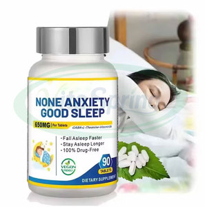 Suplementos para Dormir VitaSpring, Melatonina para Mejorar la Calidad del Sueño, Vitaminas, Tabletas para Dormir, Tabletas de Melatonina de 5 mg y 10 mg - Product Image 1