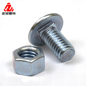 LEITE Wholesale Cheapest DIN603 Flat Head Metric HDG Hot Dipped Galvanized <strong>Carriage</strong> <strong>Bolt</strong> and Nut - Product Image 5