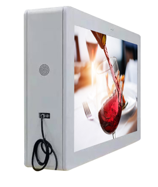 55'' 65'' 75 INCH Waterproof IP65 Wall Mounted 4K Advertising LCD Display High Brightness 3500nits Dustproof Outdoor TV