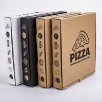 Boîtes à pizza en gros, boîtes à pizza en carton ondulé kraft, imprimées sur mesure, écologiques, pour la livraison à emporter, restaurants, en vrac