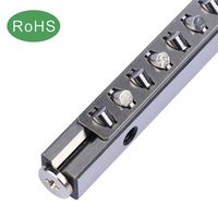 GS V4-80-7Z Guides croisés compacts de haute précision avec moteur PLC et commande par engrenages, paliers en acier, étages de réglage pour instruments optiques