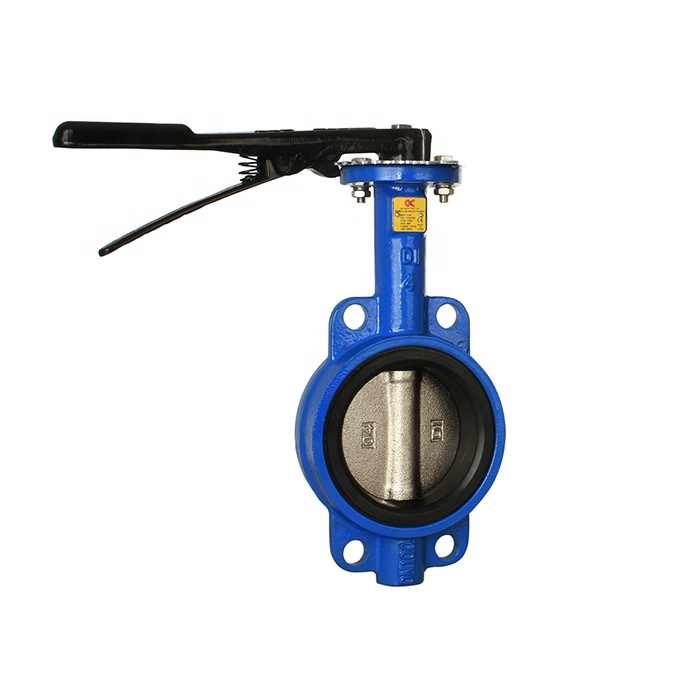 ductile cast iron food grade 1 inch jis 10k wafer butterfly valve