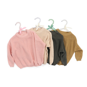 MOQ 1PCS Suéter de Punto Multicolor en Oferta, Cuello Redondo, Moderno, Cálido y Suave, Manga Larga, para Bebés - Product Image 5