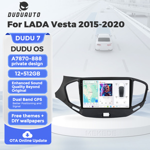 Duduauto เครื่องเล่นมัลติมีเดียระบบ UIS7870อัจฉริยะ, เครื่องเล่นมัลติมีเดียระบบนำทาง GPS เล่นรถสำหรับลาดาเวสต้าครอสสปอร์ต2015-2020 - Product Image 5