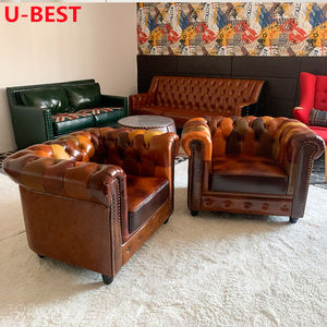 <span class=keywords><strong>Fauteuil</strong></span> club en cuir de style <span class=keywords><strong>vintage</strong></span> américain U-Best, pour hôtel, bureau, salon, meubles de salon, canapés modernos para - Product Image 2