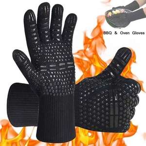 Guantes de Horno Resistentes al Calor para Barbacoa, 500-800 Grados, Protección Contra Fuego, Aislamiento Térmico para Microondas, Venta al Por Mayor - Product Image 5