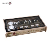 Amplificateur audio de voiture professionnel de classe AB à 4 canaux avec crossovers, 4 ohms RMS 200W, vente directe d'usine OEM