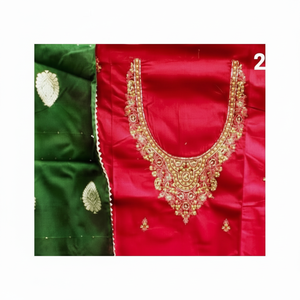 Trajes de Salwar Kameez de tamaño libre de diseñador moderno para mujer, ropa de fiesta tradicional india y paquistaní bordada a mano - Product Image 1