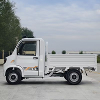 Mini camionnette électrique chinoise à propulsion arrière avec contrôle qualité strict, vitesse maximale de 50 km/h, sièges en cuir, autonomie de 80-100 km, à vendre
