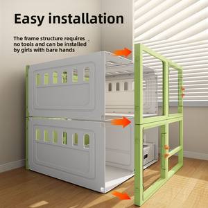 Katzenkondominium mit Integrierter Katzentoilette Geräumiger Innenkatzenschrank für <span class=keywords><strong>Maine</strong></span> Coons & Große Rassen - Product Image 4