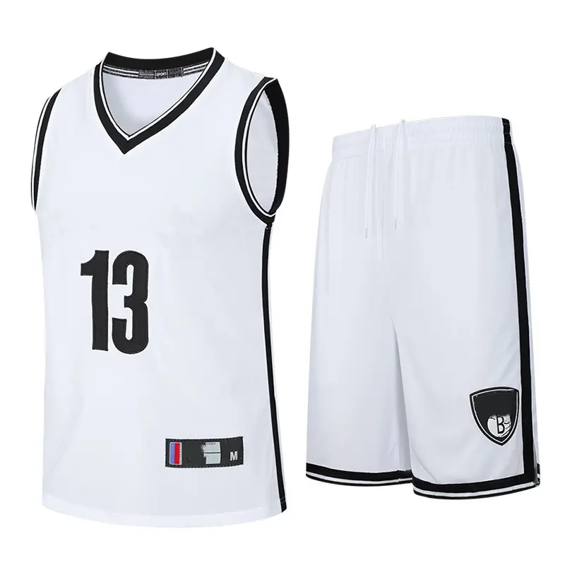 Op Maat Gemaakt Logo Wit Basketbal Uniform Gesublimeerd Gedrukt Honkbal Uniform Sportmand Bal Uniformen