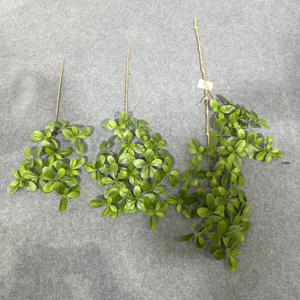 Nuevas Hojas Artificiales de Schefflera de 70CM, 80CM, 115CM, Hojas Largas Artificiales, Planta Verde Artificial para Diseño Floral y Decoración del Hogar - Product Image 1