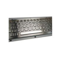 Clavier d'ordinateur mécanique industriel USB en métal à 65 touches