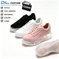 Chaussures de skate unisexes à plateforme bicolores en daim avec logo embossé, baskets basses décontractées pour la marche quotidienne, chaussures personnalisées