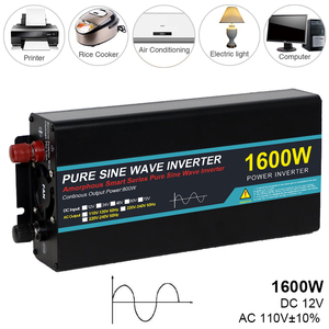 Inversor de Onda Sinusoidal Pura <span class=keywords><strong>Easun</strong></span> ODM OEM de 1600W, Convertidor de Corriente de CC 12V a CA 220V 30A, UPS Fuera de la Red para Hogar, Auto y Camping - Product Image 6