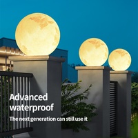 Lampe de jardin à LED à grande boule, base E27, pour entrée, allée, pelouse, clôture, poteau de jardin, globe, pilier, éclairage de rue, extérieur, 220v, 200mm, 300mm