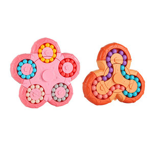 Cubo giratorio Magic Bean Intelligence Fingertip, rompecabezas para niños y juguete de desarrollo de inteligencia para aliviar el estrés - Product Image 1