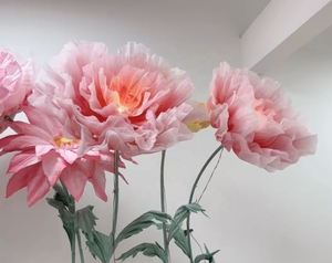 K-36 fleur géante énorme flore diamètre est d'environ 80-150 cm rose <span class=keywords><strong>blanc</strong></span> dégradé coquelicot <span class=keywords><strong>tournesol</strong></span> pour la décoration - Product Image 4