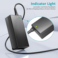 Adaptateur d'alimentation pour ordinateur portable USB-C 100W pour Dell XPS HP EliteBook Lenovo ThinkPad Acer Asus Chromebook Samsung MacBook