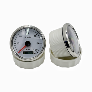<span class=keywords><strong>Compteur</strong></span> <span class=keywords><strong>de</strong></span> <span class=keywords><strong>vitesse</strong></span> GPS GNSS 85 mm 120 km/h pour voiture, bateau, camping-car avec odomètre 12V/24V, cadran noir ou blanc en option - Product Image 2