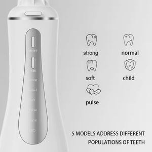 Hydropulseur dentaire portable sans fil en ABS+PC, étanche IPX7, 5 modes, pression 30-120 psi, 1,4 W, autonomie 2 semaines - Product Image 2