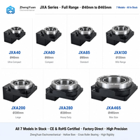 Plateforme rotative creuse ZhengYuan JXA 85 à roulement à rouleaux croisés haute rigidité, table rotative de positionnement de précision