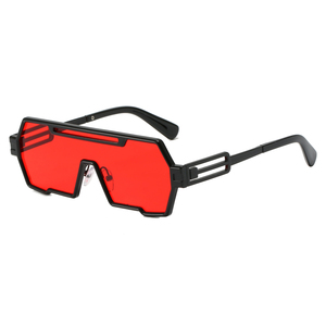 <span class=keywords><strong>Gafas</strong></span> <span class=keywords><strong>de</strong></span> Sol Steampunk para Hombre y Mujer, Estilo Vintage, Protección UV400, Montura Grande Amarilla, Lentes <span class=keywords><strong>de</strong></span> Sol - Product Image 6