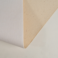 Toile de coton semi-brillante 320 g/m² avec dos jaune compatible avec Epson, Canon, HP pour impression jet d'encre, toile d'art décorative