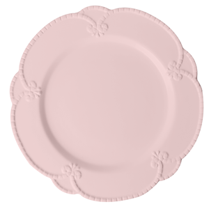 Ensemble d'assiettes à dîner en relief de porcelaine d'os de conception de fleur rose de luxe plats de cuisson créatifs pour la vaisselle de chargeur de ménage et de mariage - Product Image 3