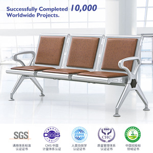Yijiahao Waiting Chairs Cold-Rolled Steel Frame Multi-Seat <b>Bench</b> For Schools Airports Bus Stations Outdoor Use - Product Image 5