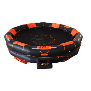 Balsa Salvavidas Inflable de Goma Reversible para 65-100 Personas, Color Naranja, SOLAS - Product Image 3