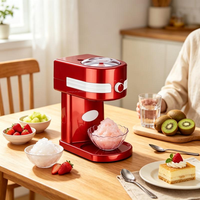 Machine à glace pilée électrique premium, compacte, en ABS de sécurité, certifiée, simple d'utilisation, multi-certifiée, pour 250g de glaçons, pour desserts et boissons à la maison