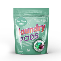 Capsule à linge 8 fois propre et puissante Fonctions tout en 1 Dosettes à linge avec perles booster de parfum Emballage de marque OEM