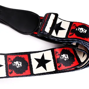 Custom Strap Jimi Hendrix Herdenkingsmunt Katoen Guiar Strap Universal Instrument Bandjes