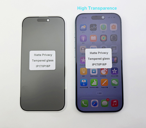 High Quality Matte <strong>Screen</strong> <strong>Protecter</strong> for 17 and 16pro 9h 2.5D Anti Glare Tempered Glass - Product Image 2