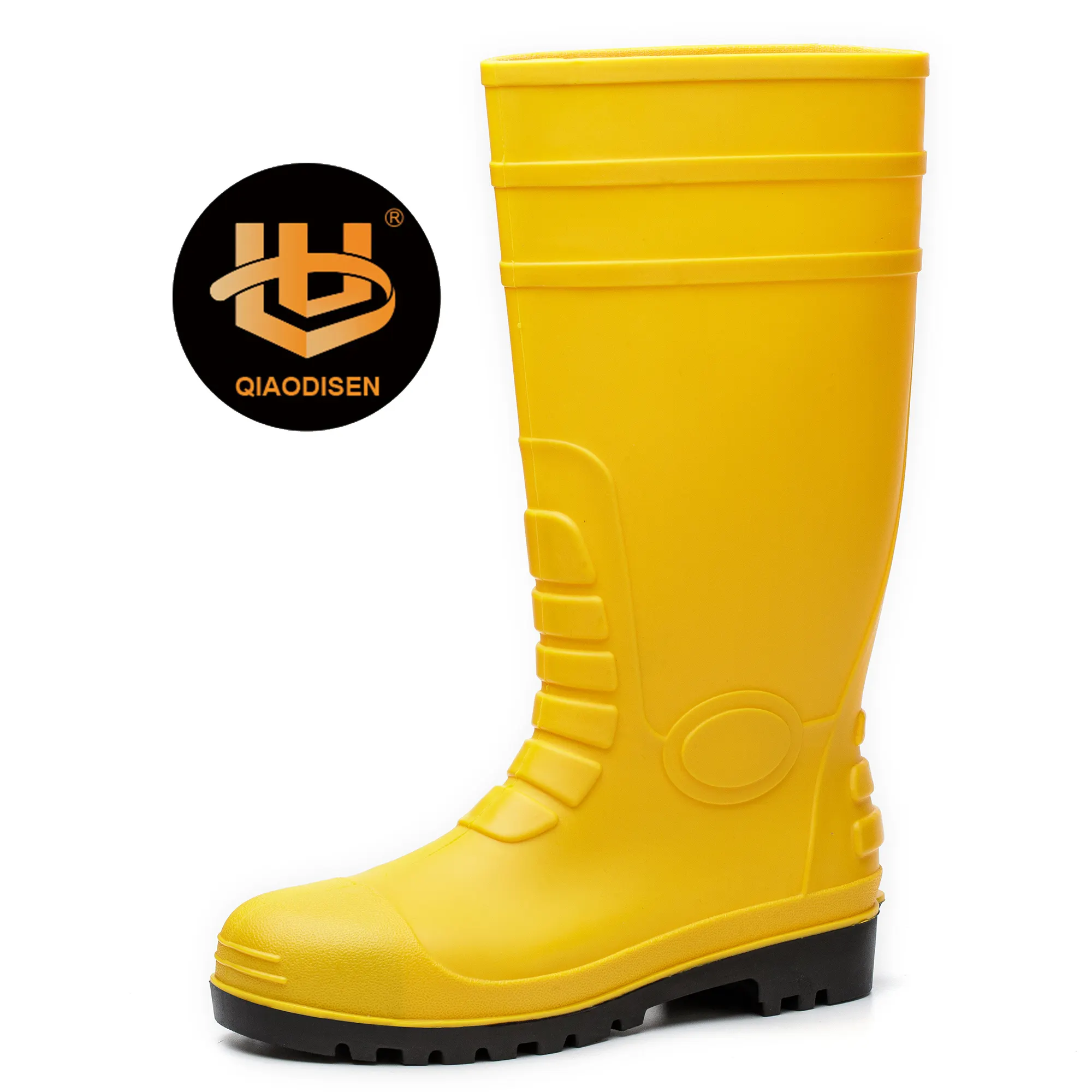 Hot-selling Plastic PVC Anti-smashing Anti-puncture Safety Rain Boots For Men And Women