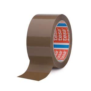 TESA - 04280-00040-00 Ruban de scellage pour carton, déroulage bruyant, couleur marron-Rubans adhésifs EAN 4005800162855 Rubans d'emballage - Product Image 1