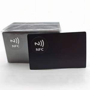 Cartes métalliques en acier personnalisées de haute qualité avec cartes de visite à puce rfid - Product Image 4