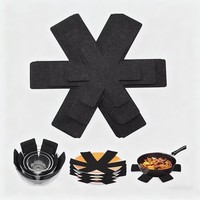 Protecteur de casseroles en feutre non tissé personnalisé, grande, moyenne et petite taille, résistant à la chaleur, pour protéger et séparer les ustensiles de cuisine