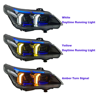 Faro Delantero LED, Iluminación Exterior, Luz Diurna, Direccional, Luz LED, Faro para BMW E60, Conjunto de Faros