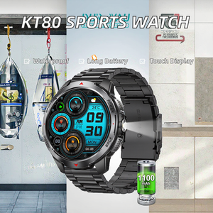 <span class=keywords><strong>Montre</strong></span> connectée de sport en plein air 2025 KT88, appels, IP67, écran IPS 1,46 pouces, batterie 515 mAh, suivi du sommeil, 5-10 jours d'autonomie, boîtier en alliage pour homme - Product Image 2