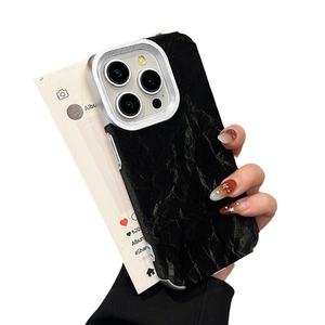 Coques de téléphone portable <span class=keywords><strong>Cortex</strong></span> pour iPhone 14 15 16 17 Pro Max, coque de téléphone à texture marbrée mate électro-plaquée pour iPhone - Product Image 5