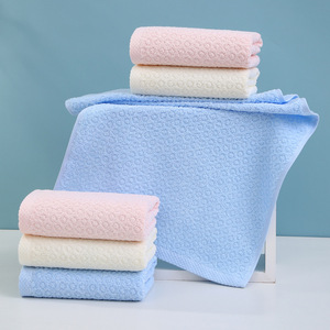 Toalla facial de algodón puro, 33x70 cm, tejido jacquard, suave y absorbente, toalla unisex para baño y rostro, para uso doméstico - Product Image 1