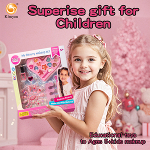 Ensemble de cosmétiques lavables pour filles S&Li, kit de <span class=keywords><strong>maquillage</strong></span> pour enfants, coffret de beauté pour enfants, <span class=keywords><strong>jouet</strong></span> en plastique de mode, vente en gros, marque privée OEM/ODM - Product Image 5